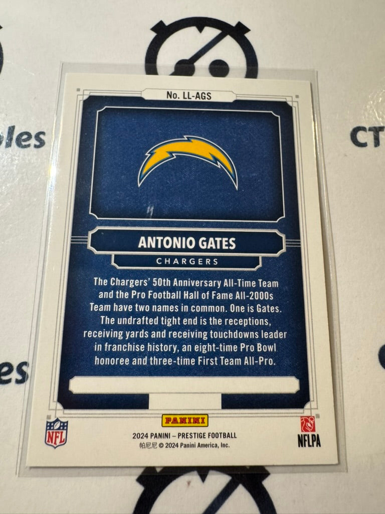 2024 NFL Prestige Antonio Gates Living Legends #LL- AGS Chargers