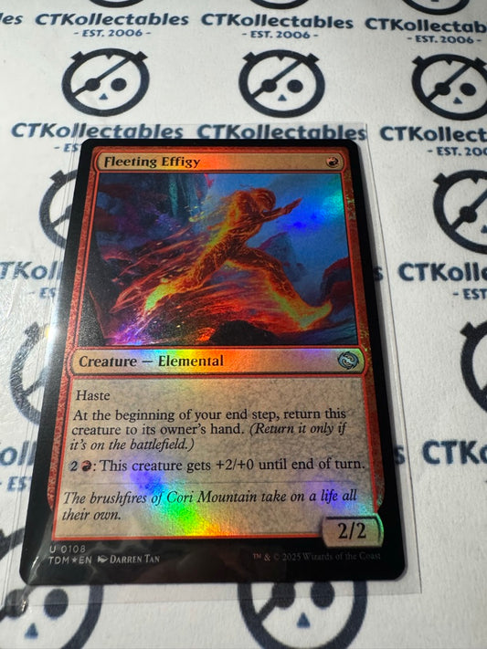 Magic The Gathering Tarkir Dragonstorm 0108 Fleeting Effigy U