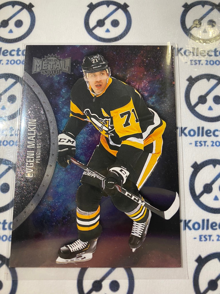 2021/22 Skybox NHL Metal Universe Base Evgeni Malkin #42 Penguins