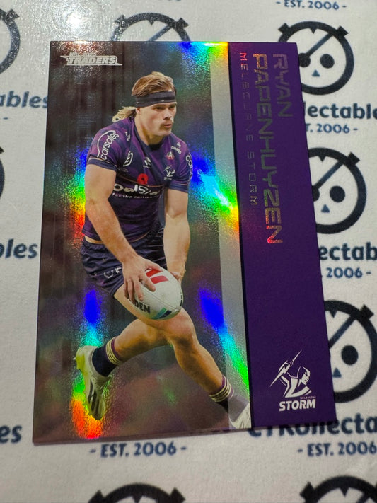 2025 NRL Traders Silver Parallel PS 072 RYAN PAPENHUYZEN STORM