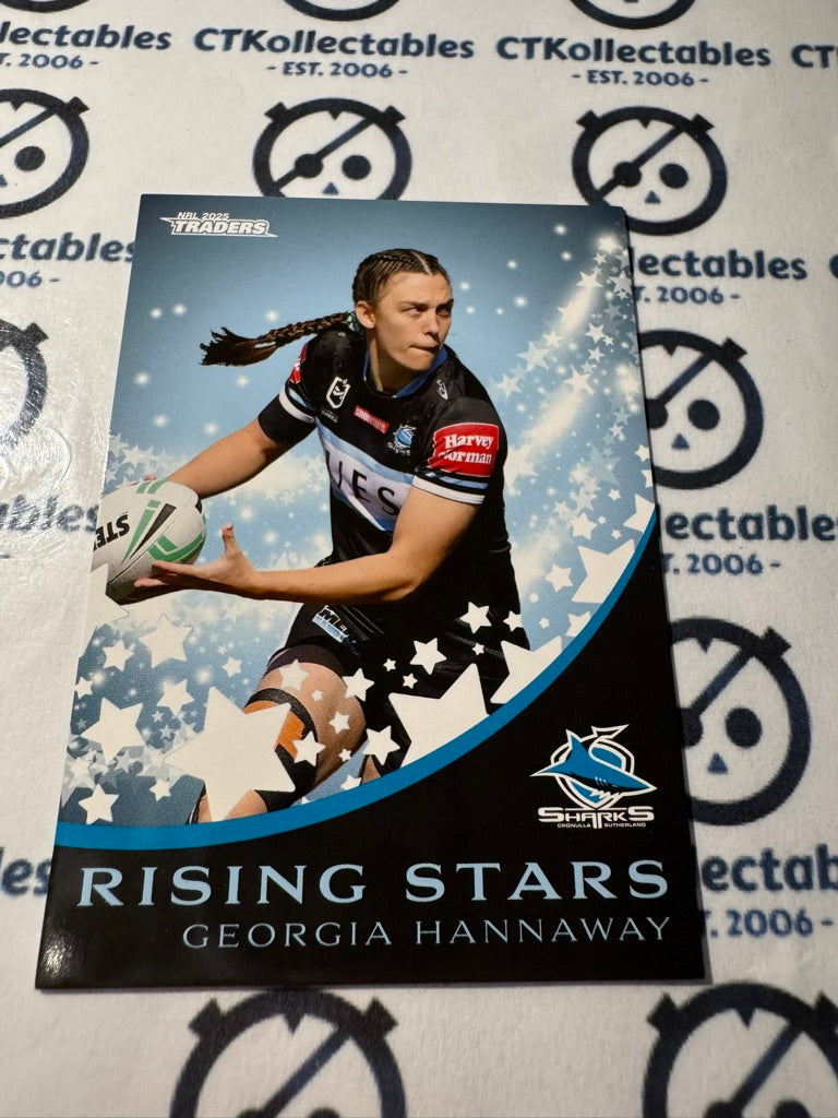 2025 NRL Traders Rising Stars RS 12 / 51 SHARKS GEORGIA HANNAWAY