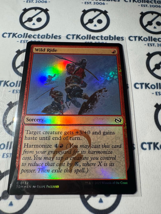 Magic The Gathering Tarkir Dragonstorm 0132 Wild Ride C