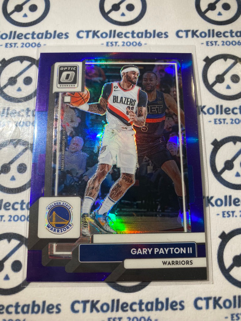 2022-23 NBA Optic Gary Payton III Purple Prizm #41 Warriors