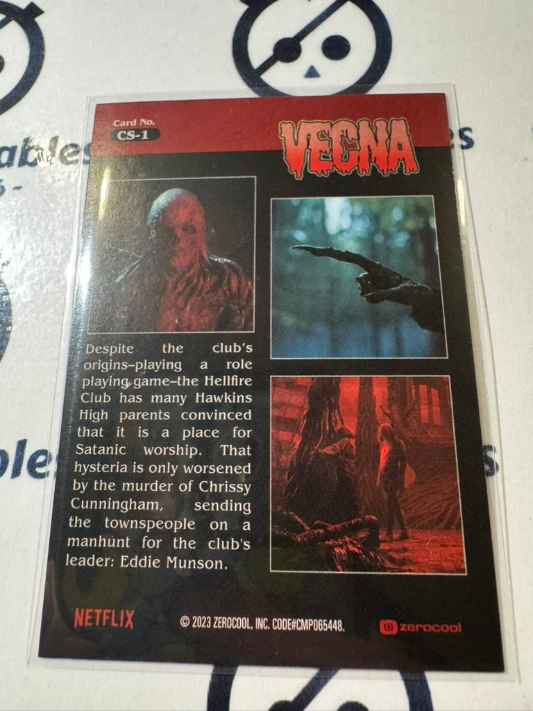 2023 Topps Stranger Things Season 4 #CS-1 Vecna Coming Soon !