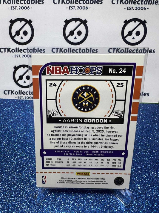 2024-25 Panini NBA HAUNTED HOOPS Orange Pumpkin #24 Aaron Gordon Denver Nuggets
