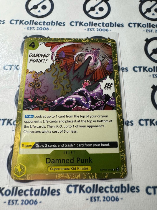 One Piece TCG Damned Punk FOIL Card OP10-119 R Royal Blood NM/M