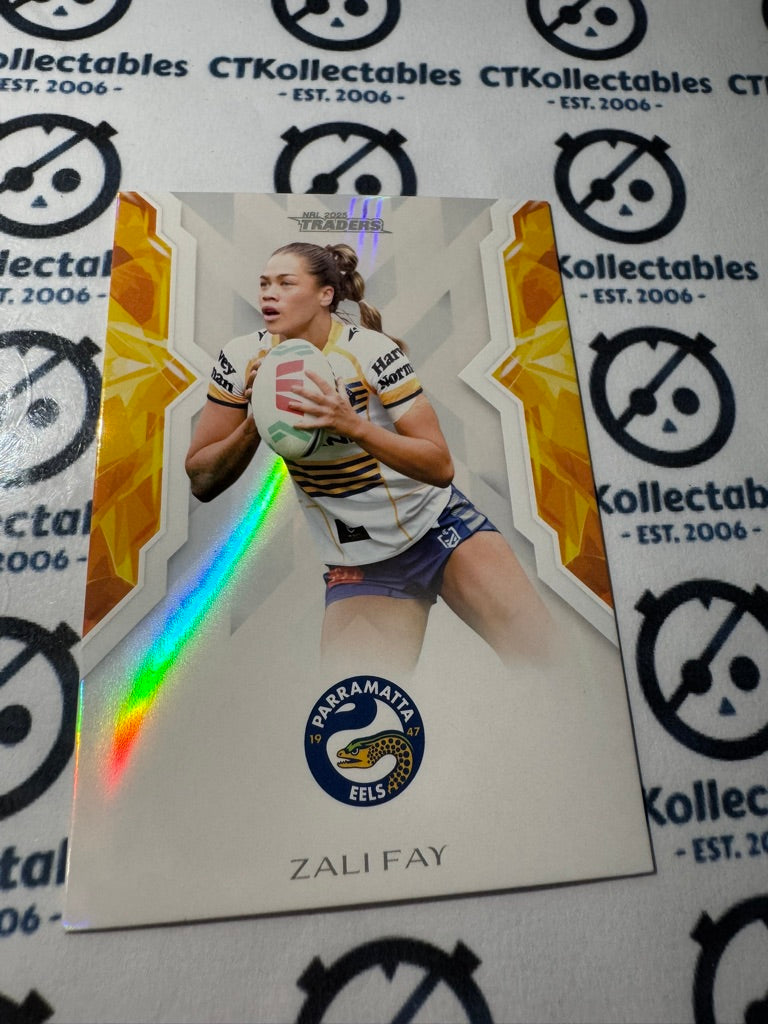 2025 NRL Traders NRWL WOMENS W 47 / 70 EELS ZALI FAY