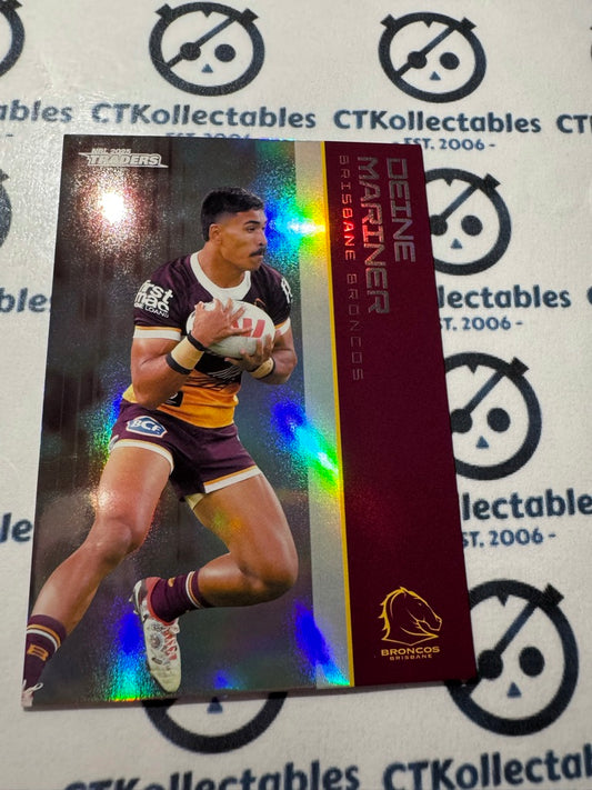 2025 NRL Traders Silver Parallel PS 006 DEINE MARINER BRONCOS