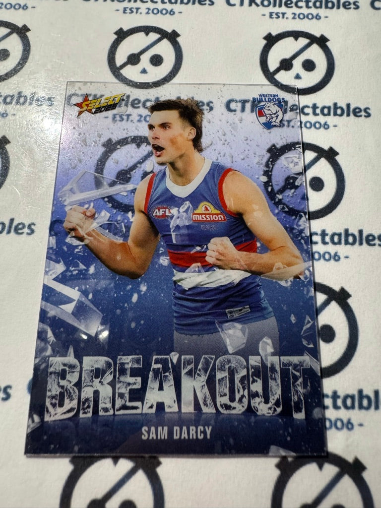 2025 AFL Footy Stars Breakout Sam Darcy #B87 Bulldogs
