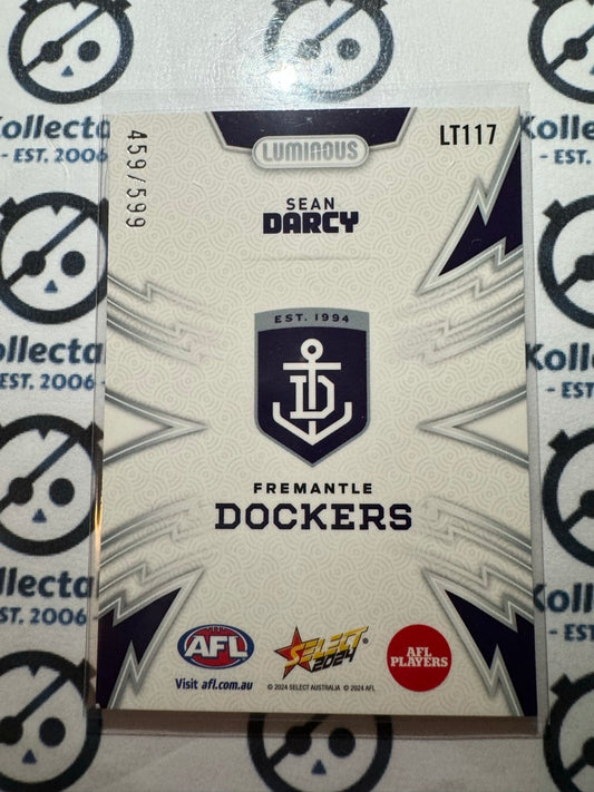 2024 AFL Footy Stars Luminous Thunderbolt Sean Darcy #459/599
