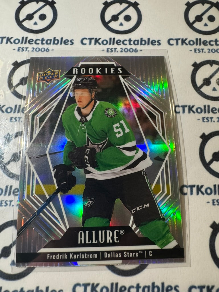2022-23 Upper Deck Allure Rookies - #113 Fredrik Karlstrom Rookies stars