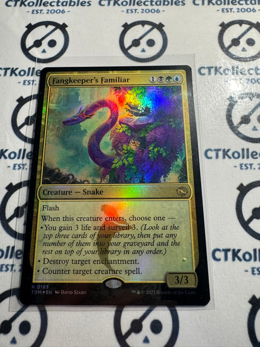 Magic The Gathering Tarkir Dragonstorm 0183 Fangkeeper’s Familiar R FOIL