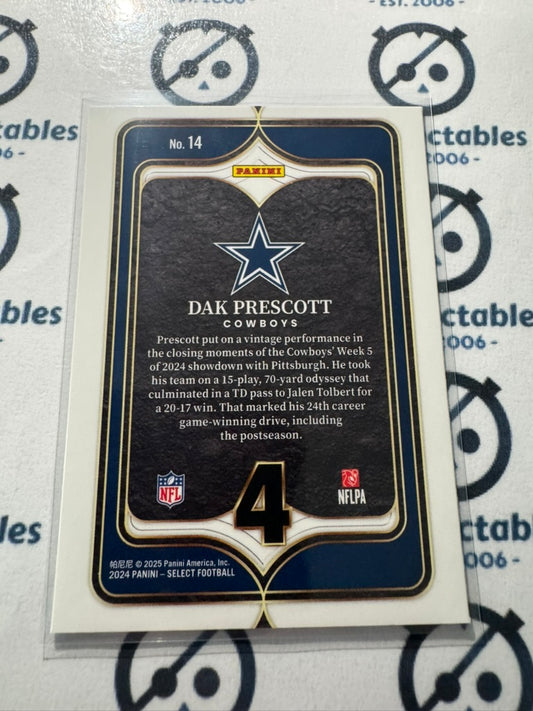 2024 NFL Select #14 Dak Prescott NUMBERS Dallas Cowboys