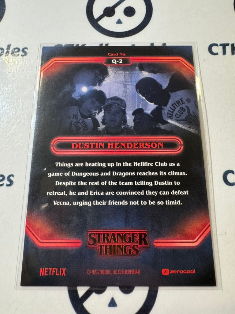 2023 Topps Stranger Things Season 4 #Q-2 Dustin Henderson Quotes