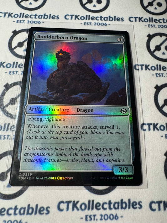 Magic The Gathering Tarkir Dragonstorm 0239 Boulderborn Dragon C