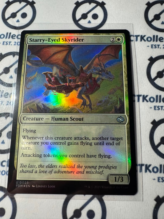 Magic The Gathering Tarkir Dragonstorm Starry-eyed Skyrider FOIL 0025