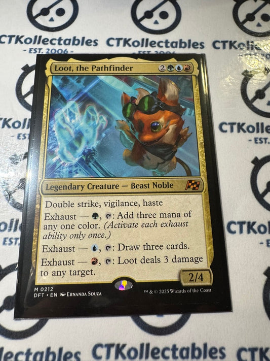 2025 Magic The Gathering AETHERDRIFT Loot, The Pathfinder #0212 Mythic non-Foil