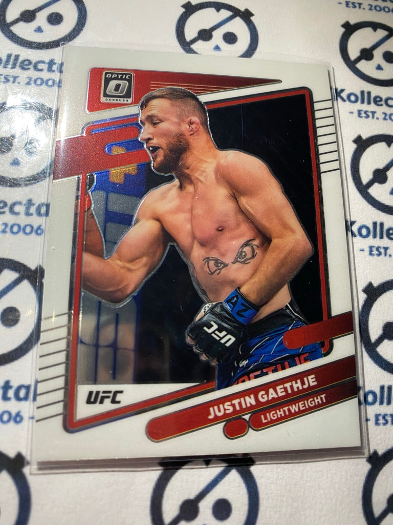 2022 UFC Panini Optic Base #98 Justin Gaethje - Lightweight