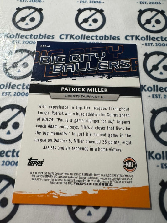 2023-24 Topps NBL Patrick Miller Big City Ballers #BCB-6 Taipans