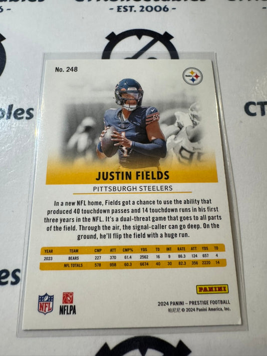 2024 NFL Prestige Dots Xtra Points #248 Justin Fields Steelers