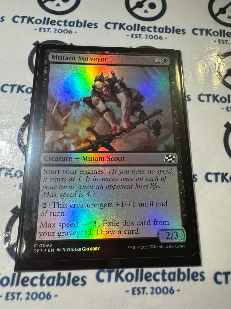 2025 Magic The Gathering AETHERDRIFT  Mutant Surveyor # C 0098 Foil