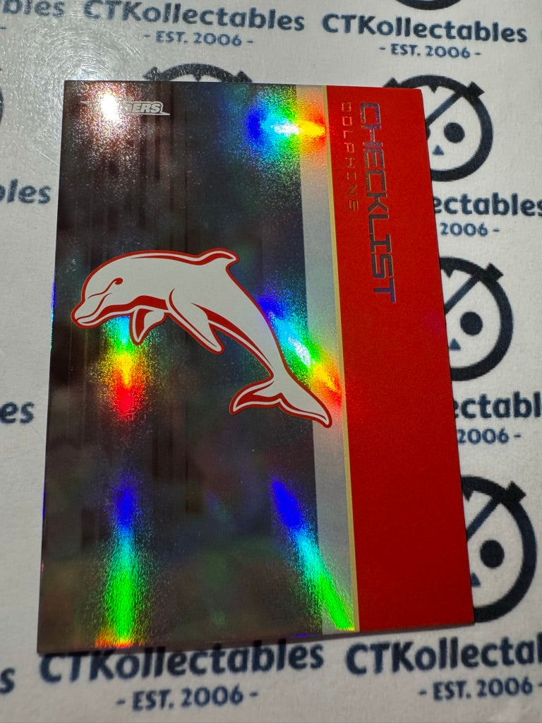 2025 NRL Traders Silver Parallel PS 037 DOLPHINS CHECKLIST