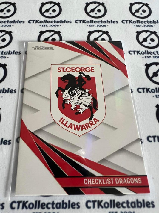2024 NRL Traders Pearl special Parallel - PS 118 DRAGONS CHECKLIST
