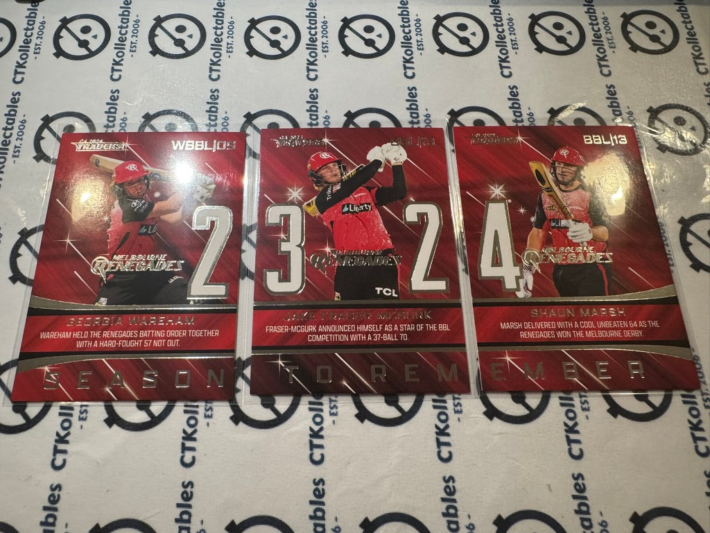 24/25 TLA Cricket Traders Melbourne Renegades Set Season To Remember