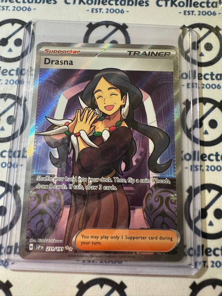 Drasna Trainer Full Art #231/191 Surging Sparks Pokémon TCG 2024