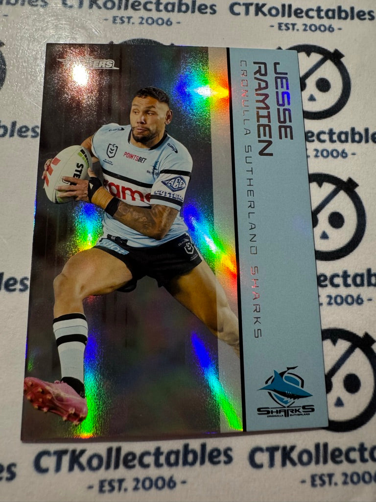 2025 NRL Traders Silver Parallel PS 0036 JESSE RAMIEN SHARKS