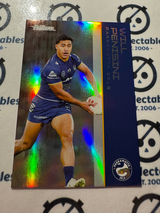 2025 NRL Traders Silver Parallel PS 098 WILL PENISINI EELS