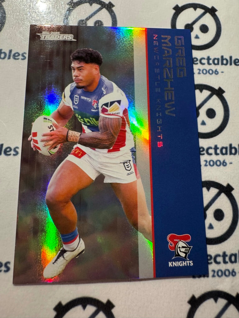 2025 NRL Traders Silver Parallel PS 078 GREG MARZHEW KNIGHTS