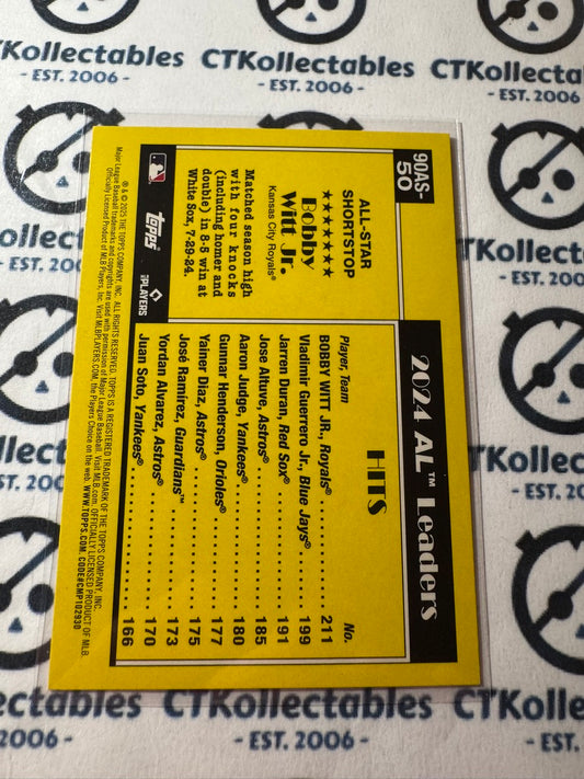 2025 Topps Series 2 Baseball Bobby Witt Jr. 35th Anniversary #90AS-50 Royals