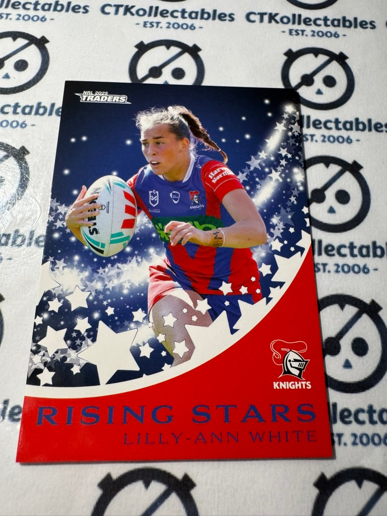 2025 NRL Traders Rising Stars RS 27 / 51 KNIGHTS LILLY-ANN WHITE