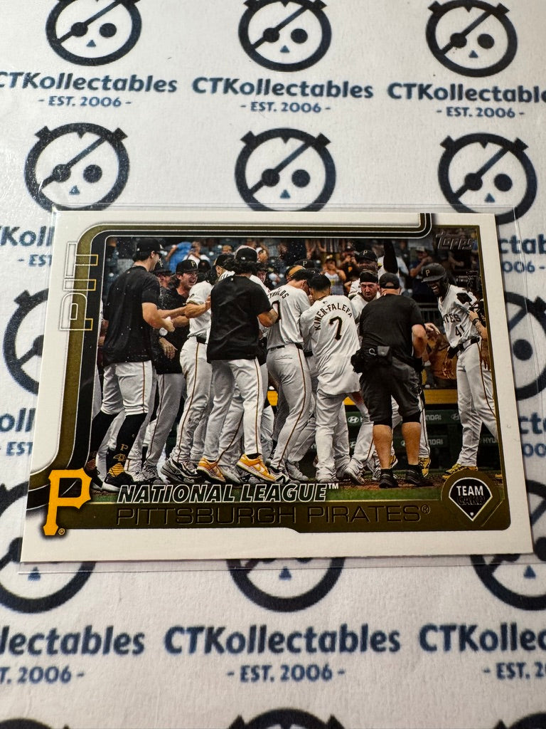 2025 Topps Series 2 Baseball Pittsburgh Pirates Team Card #677