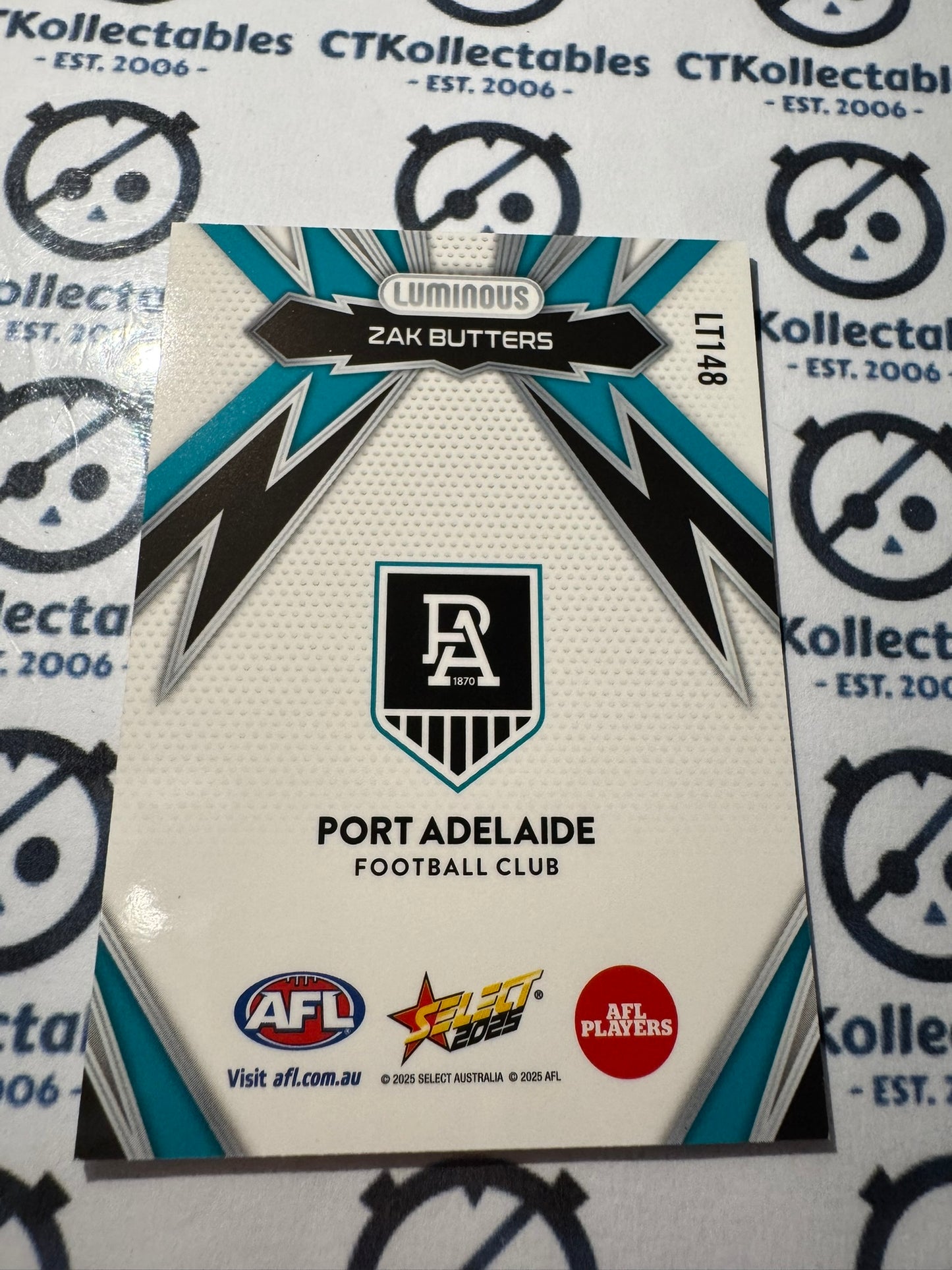 2025 AFL Footy Stars Thunderbolt LT148 Zak Butters Power
