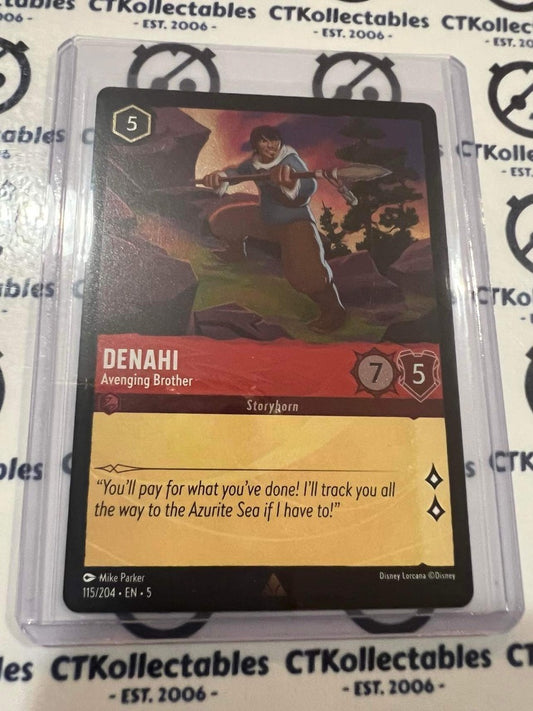 2024 Disney Lorcana Shimmering Skies COLD Foil Denahi 115/204