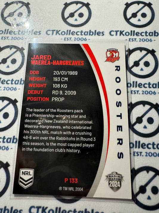 2024 NRL TLA Elite Pearl Silver - P133 JAred Waere-hargreaves Roosters