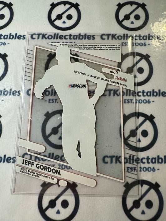 2022 Panini NASCAR Chronicles Clearly Donruss Jeff Gordon #7