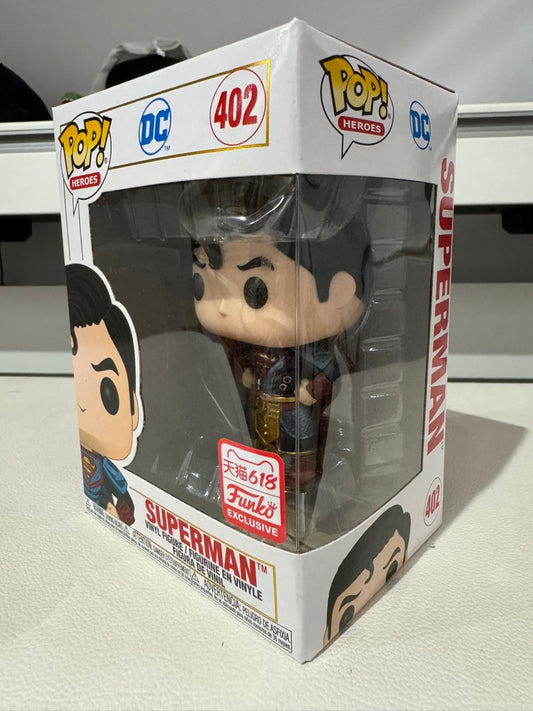 Funko Pop! Heroes Superman - Metallic Blue #402 Imperial Palace - Asia Exclusive