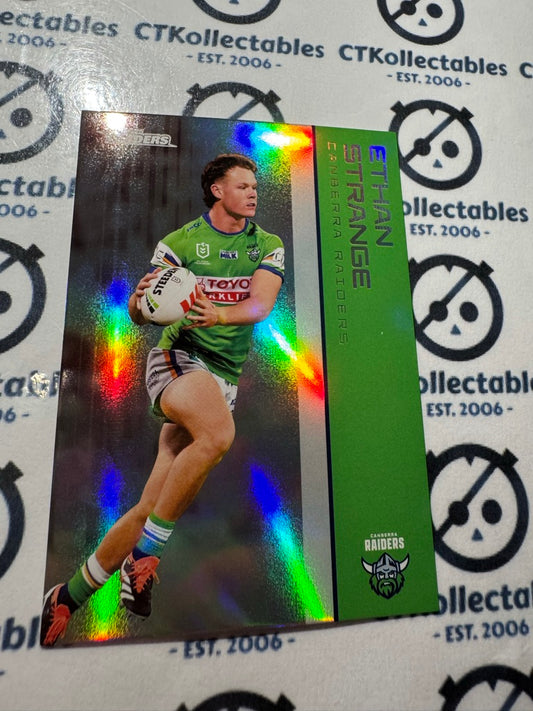 2025 NRL Traders Silver Parallel PS 014 ETHAN STRANGE RAIDERS