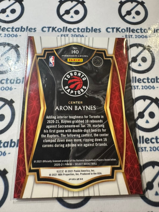 2020-21 NBA Select Aron Baynes Silver Prizm Premier Level #140 Raptors