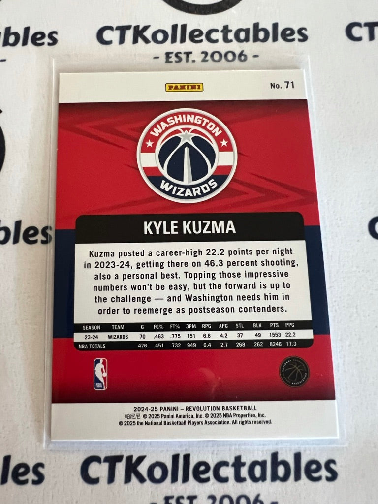 2024-25 NBA Panini Revolution Kyle kuzma #71 Washington Wizards