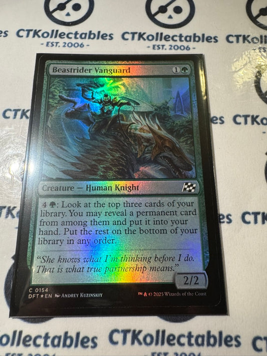 2025 Magic The Gathering AETHERDRIFT Beastrider Vanguard # C 0154 Foil