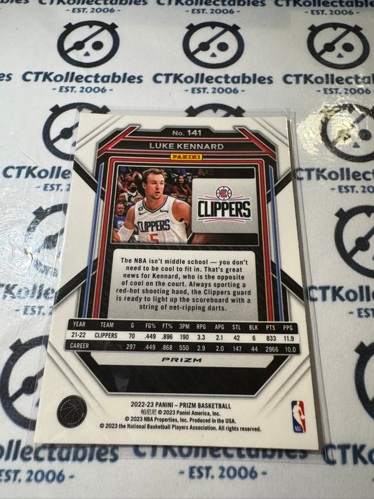 2022/23 Panini NBA Prizm Luke Kennard Silver Prizm #141 Clippers