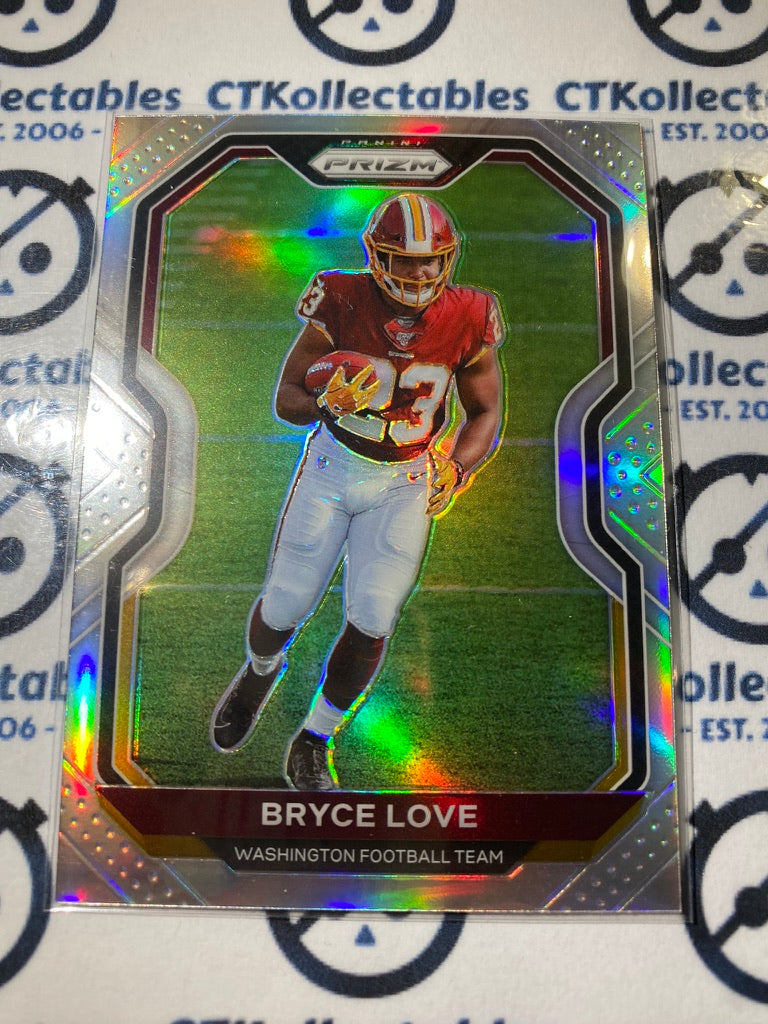 2020 NFL Prizm Bryce Love Silver Prizm #180 Washington