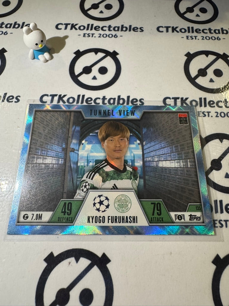 2023-24 TOPPS MATCH ATTAX KYOGO FURUHASHI TUNNEL VIEW CRYSTAL BLUE #135
