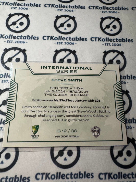 2025/26 CA Cricket Traders Steve Smith International Series IS12/36