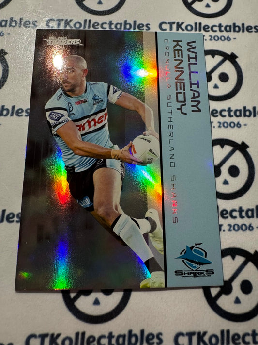 2025 NRL Traders Silver Parallel PS 0032 WILLIAM KENNEDY SHARKS