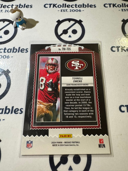 2024 PANINI NFL MOSAIC TERRELL OWENS TOUCHDOWN MASTERS #TM-TOS